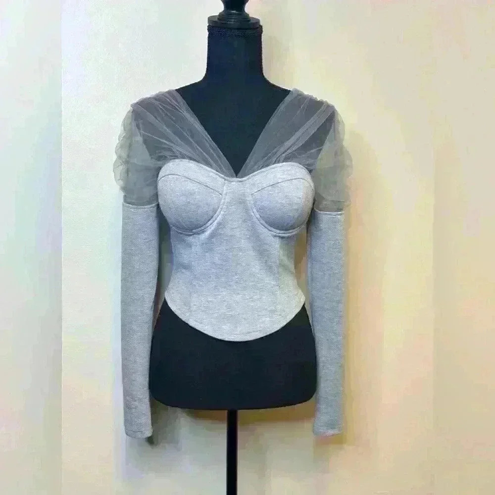 NWT An original Gary Wood corset blouse